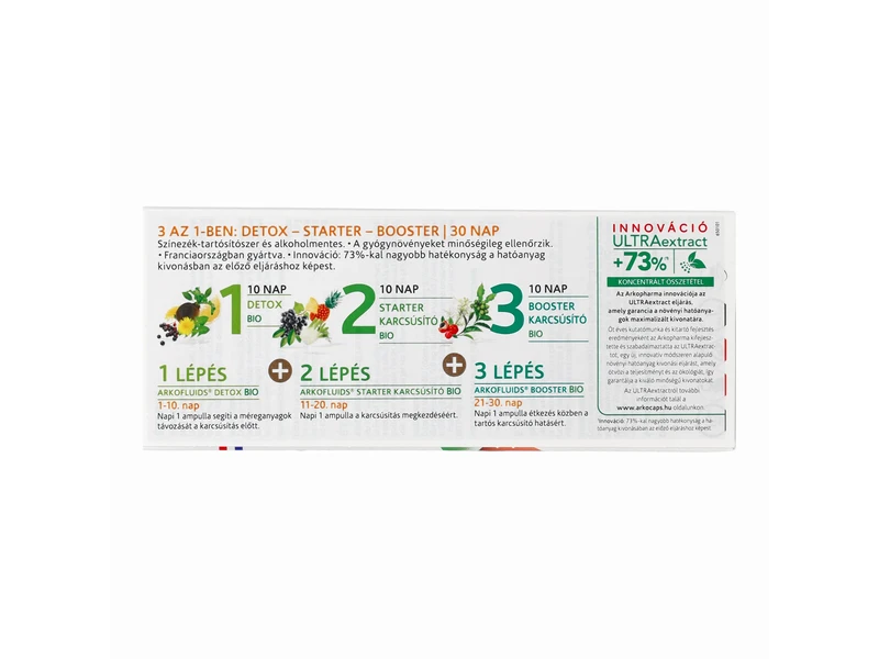 Arkofluids Bio Karcsúsító program 30db ampulla