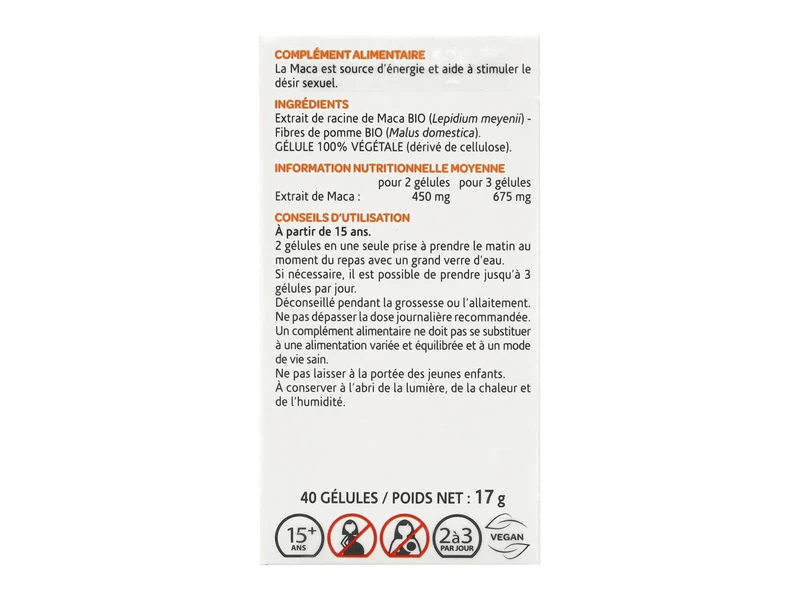 Arkocaps Bio Maca kapszula 40 db