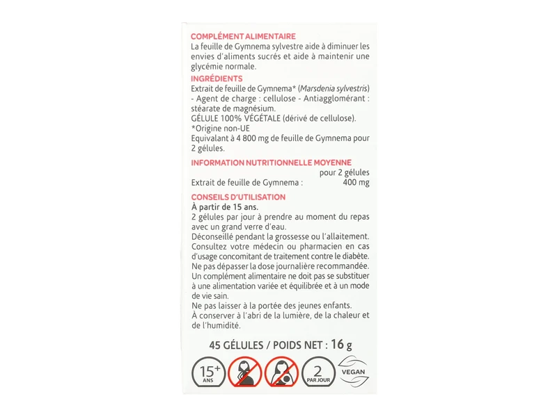 Arkocaps Gymnema Sylvestre 45 db