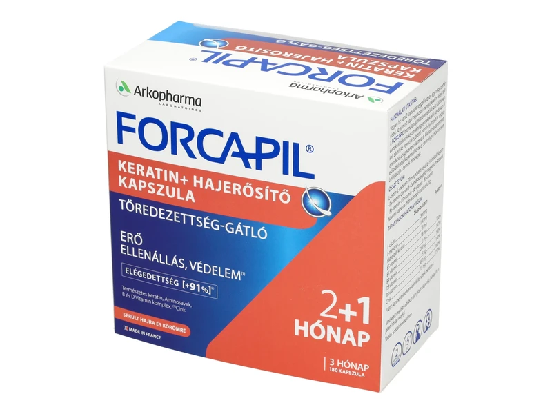 Forcapil Keratin+ Hajerősítő 180 db