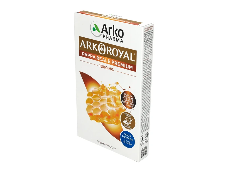 Arkoroyal Méhpempő 10 db cukormentes ampulla 1500 mg