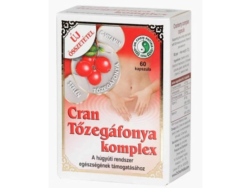 Cran-komplex tőzegáfonya kapszula 60 db (Dr.Chen)