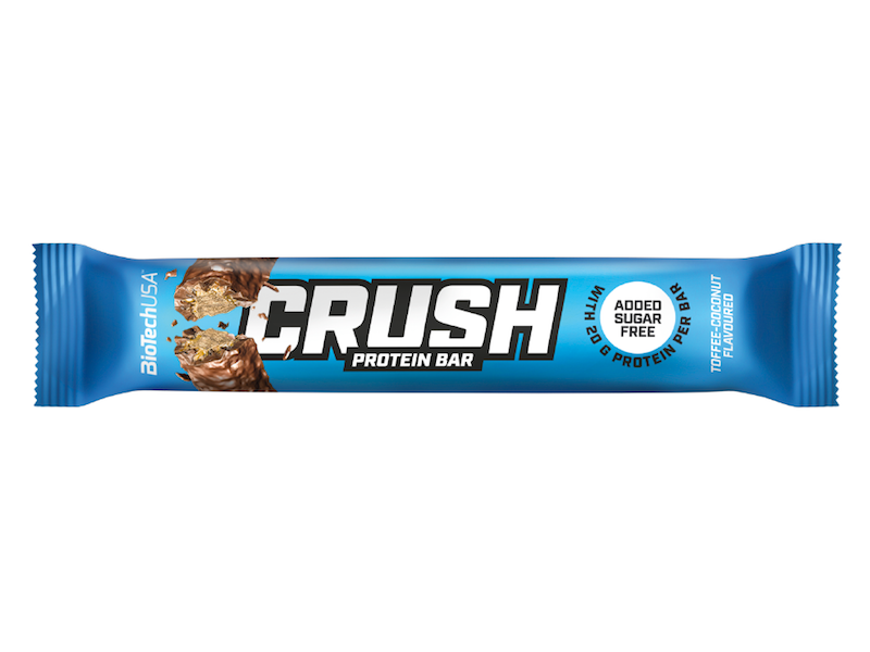 BioTech USA Crush Bar protein szelet kókusz-karamell 64g