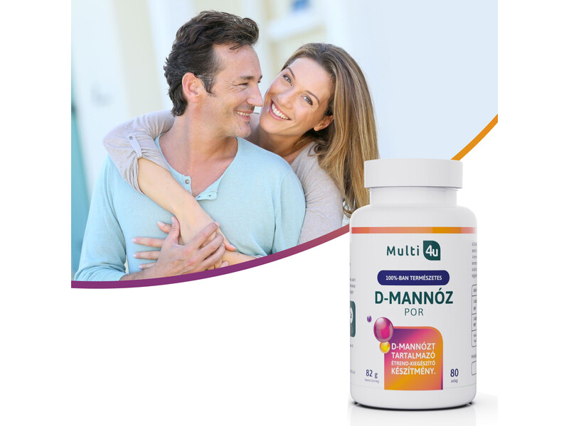 Multi4U D-Mannóz por 82 g 80 adag