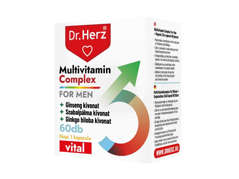 Dr. Herz Multivitamin Férfiaknak 60 db kapszula