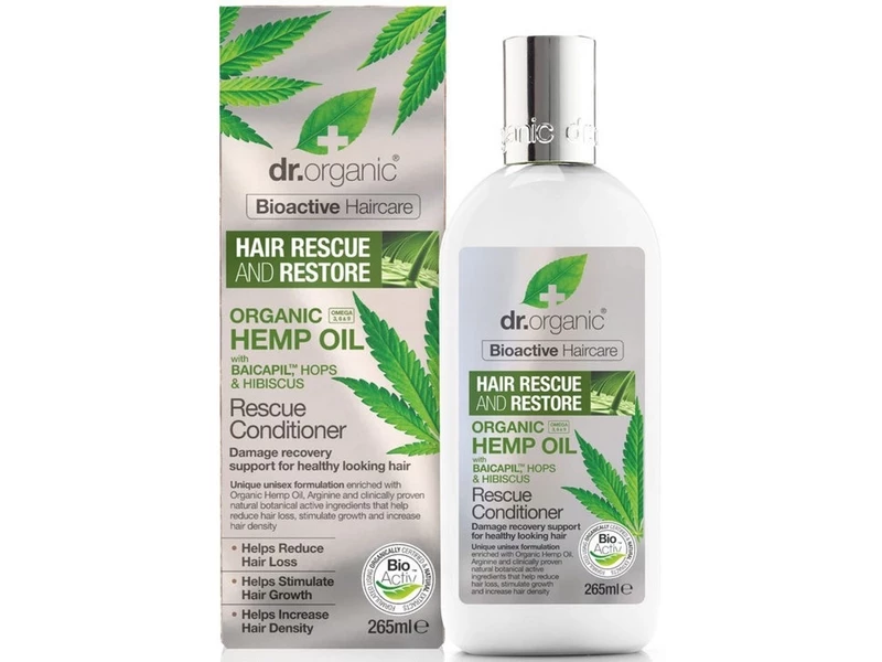 Dr. Organic Hajserkentő kondicionáló kendermagolajjal 265 ml