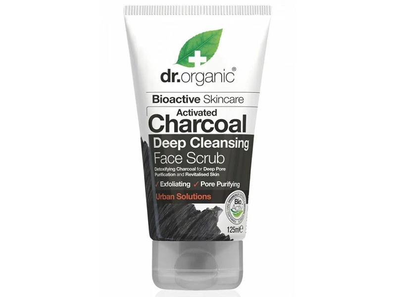 Dr.Org. Mélytiszító arcradír aktív szénnel 125ml