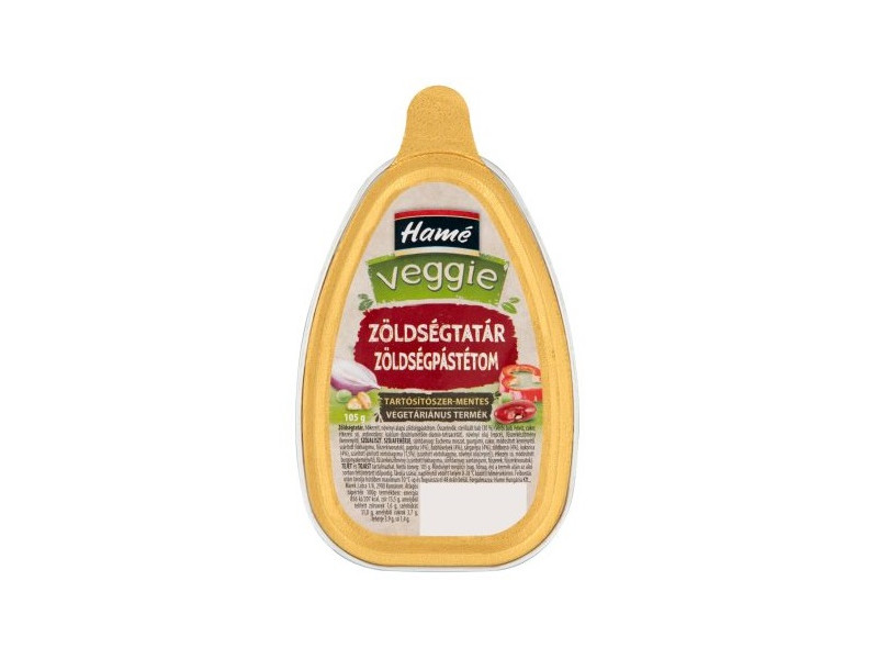 HAMÉ VEGGIE ZÖLDSÉGTATÁR ZÖLDSÉGPÁSTÉTOM105g