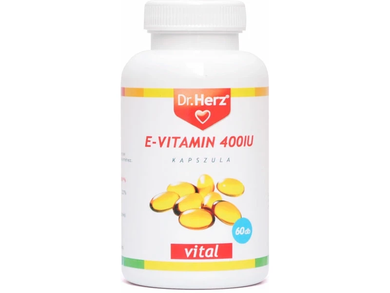 E-vitamin 400IU lágyzselatin kapszula 60db