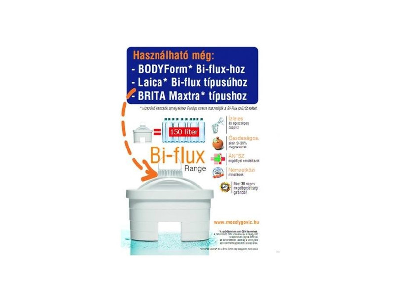Laica Univerzális Bi-Flux 5 db+1 db ajándék vízszűrőbetét