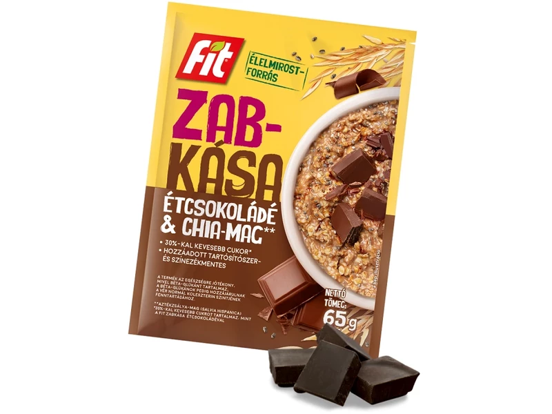 Fit reggeli zabkása chia étcsoki 65g