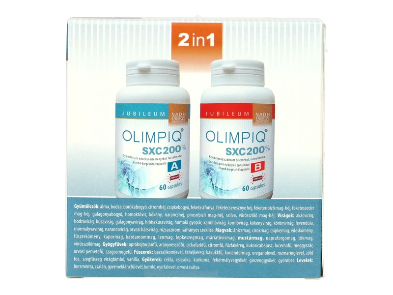Olympiq SXC Jubileum 200 % A+ B Étrend-kiegészítő Kapszula 2x60 db