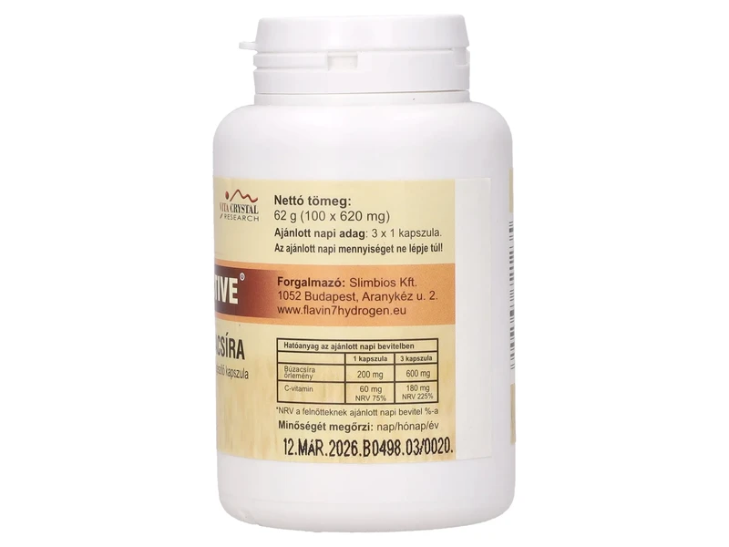 Bio+Active Búzacsíra kapszula F 100db