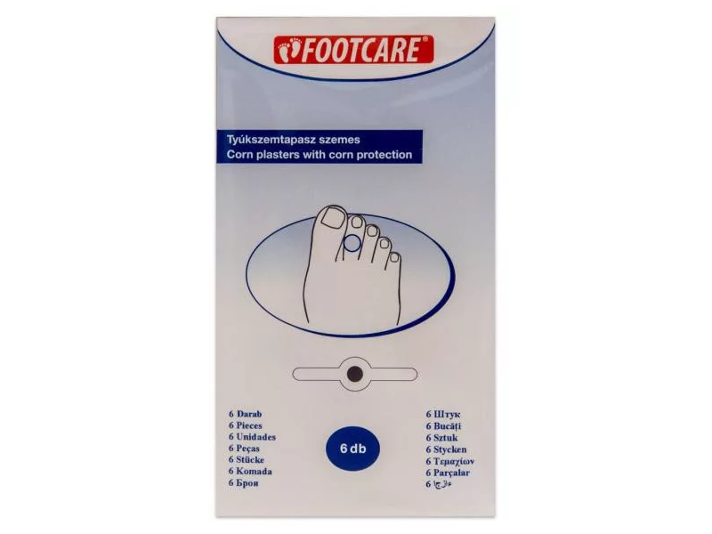 Footcare tyúkszemtapasz szemes 6 db