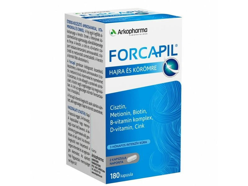 Forcapil hajra és körömre kapszula 180 db