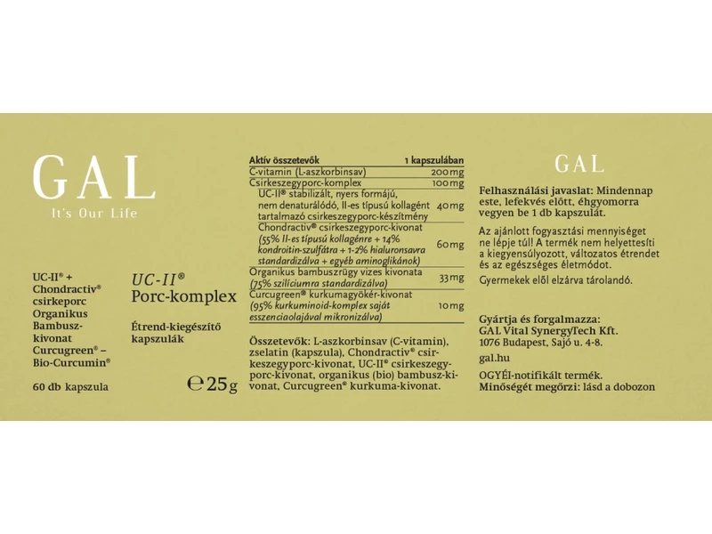 GAL UC-II Porc-komplex 60db