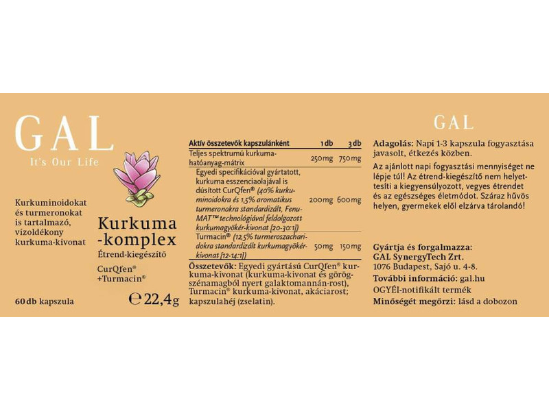 GAL Kurkuma-komplex 60db
