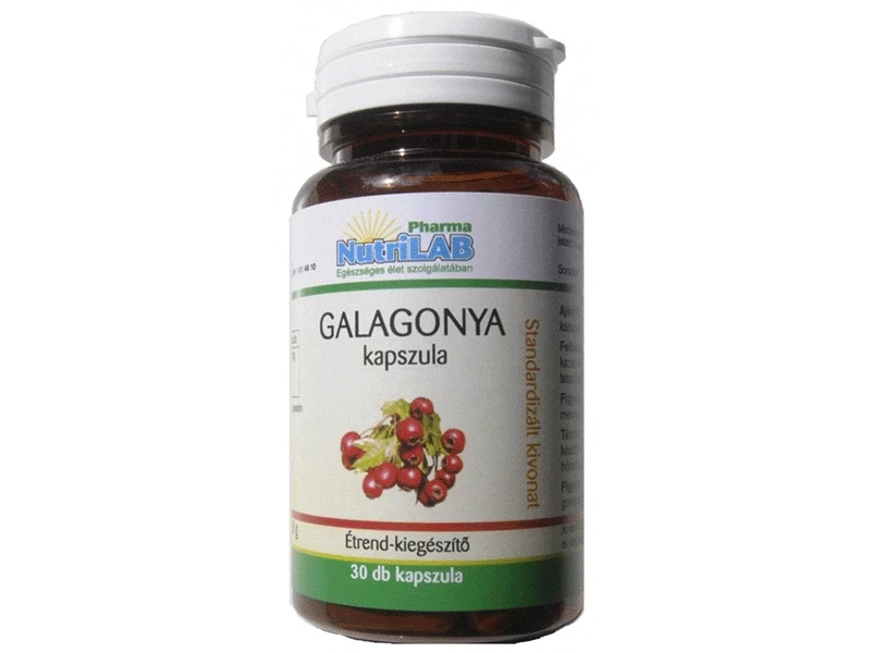 Galagonya kapszula 30 db NutriLab