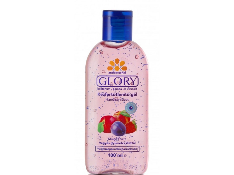 Glory kézfertőtlenítő gél vegyes gyümölcs 100ml