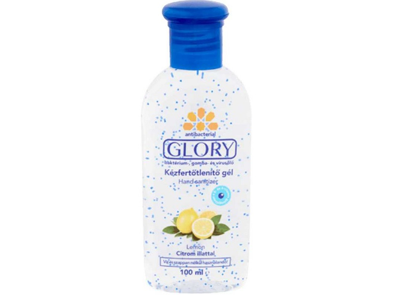 Glory kézfertőtlenítő gél Citrom 100ml