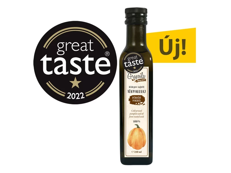 Grapoila Hidegen sajtolt pörkölt tökmagolaj 250ml