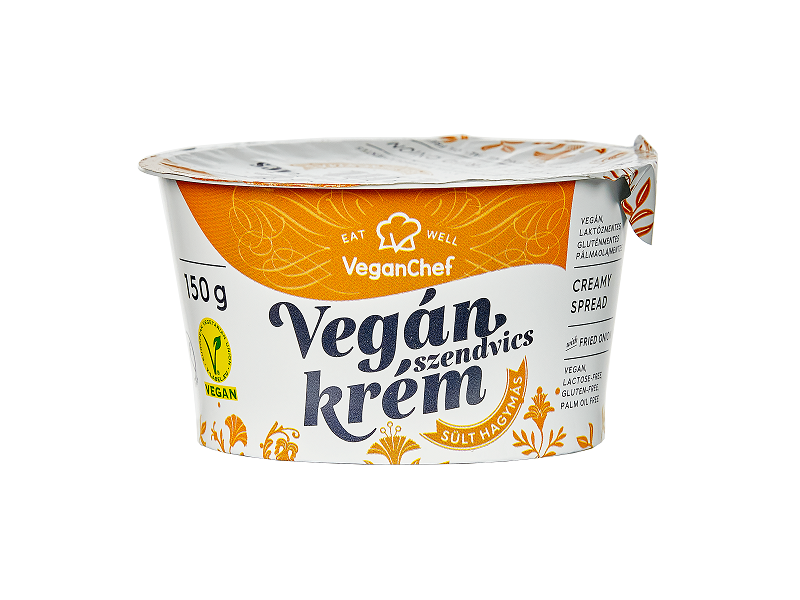 VeganChef Kenhető Növényi Krém Sült Hagymás Ízesítésű 150g
