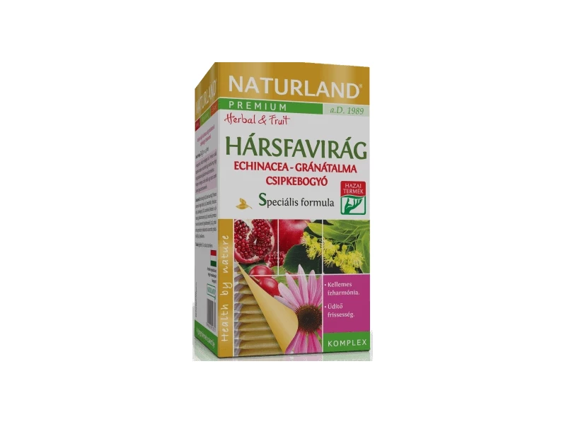 NL Prémium hársfavirág echinacea gránátalma csipkebogyó tea 20x1,2g