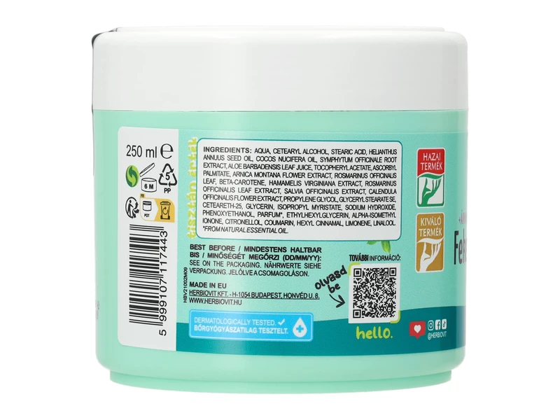 Herbiovit Fekete nadálytő krém 250ml