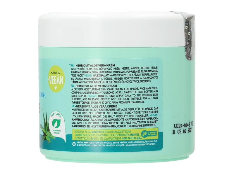 Herbiovit Aloe Vera krém 250ml