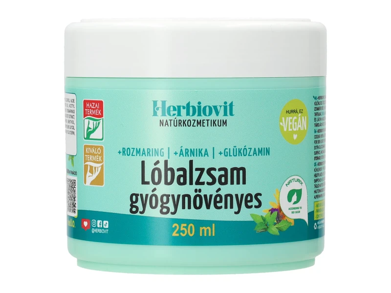 Herbiovit Lóbalzsam Gyógynövényes 250ml