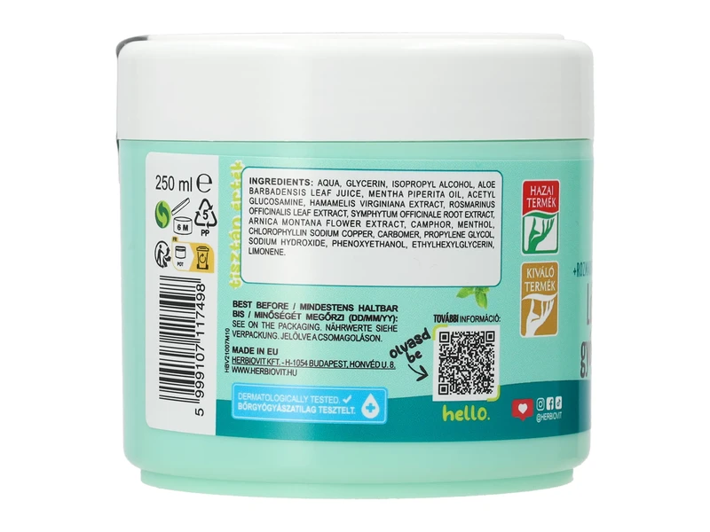 Herbiovit Lóbalzsam Gyógynövényes 250ml