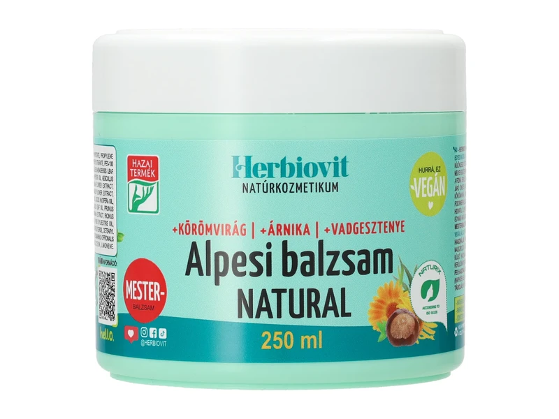 Herbiovit Alpesi balzsam natural 250ml