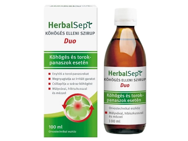 Herbalsept köhögés elleni szirup DUO 100ml