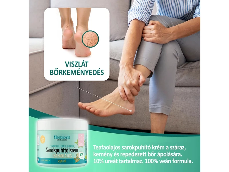 Herbiovit Sarokpuhító krém teafaolajos 250ml