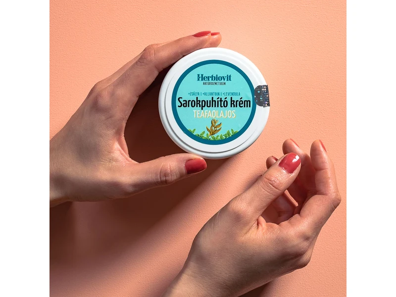 Herbiovit Sarokpuhító krém teafaolajos 250ml