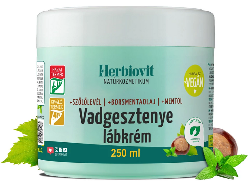 Herbiovit Vadgesztenyés lábkrém 250ml