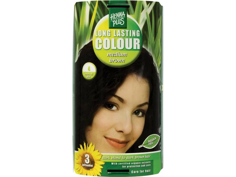HennaPlus 1db 4 középbarna hajfesték