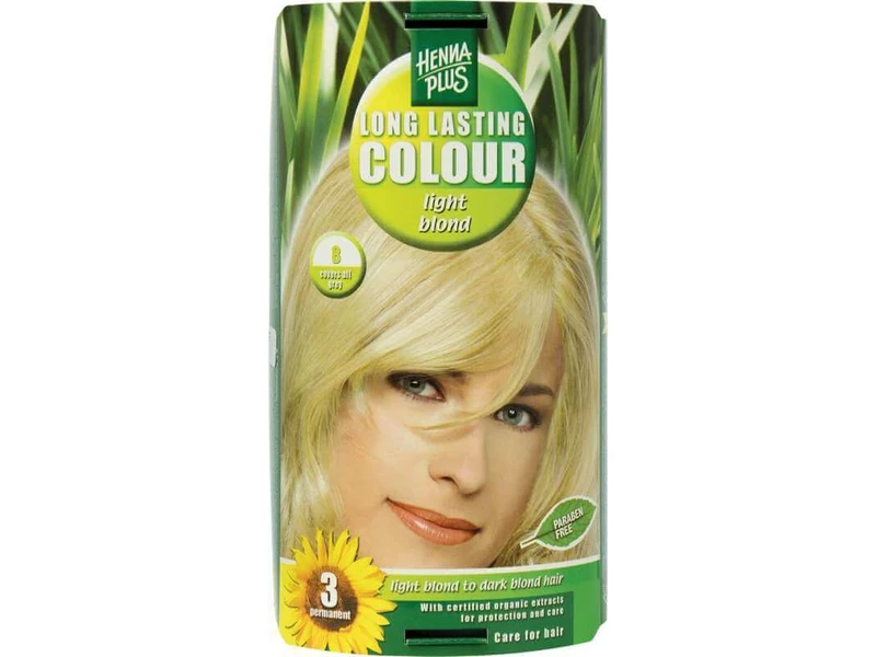 HennaPlus 1db 8 világosszőke hajfesték