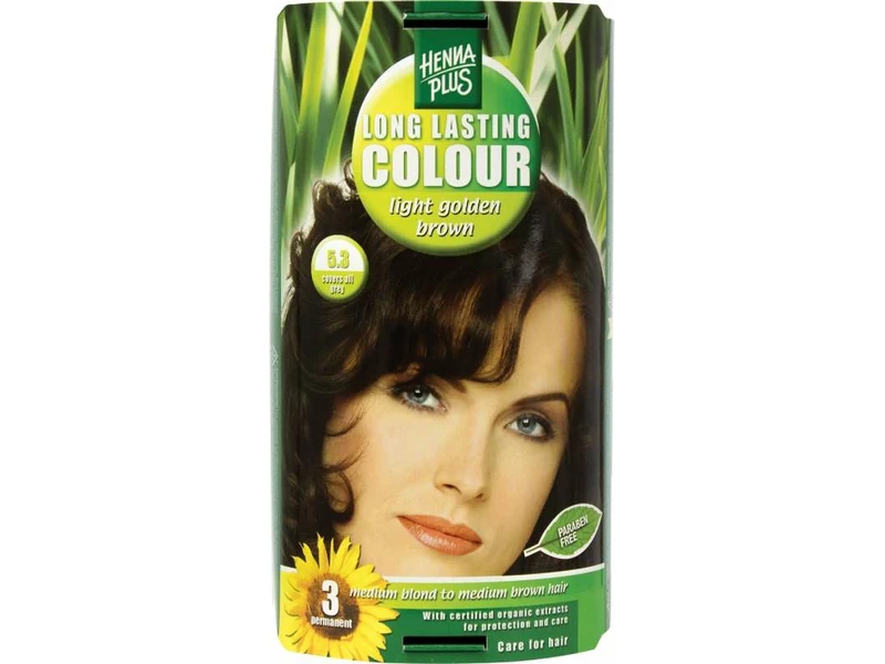 HennaPlus 1db 5.3 világosaranybarna hajfesték