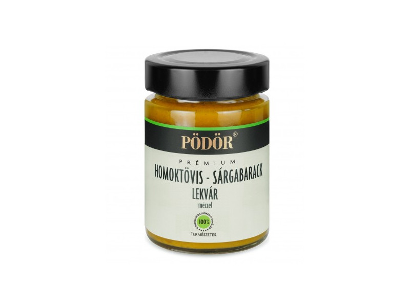 Pödör Homoktövis-sárgabarack lekvár mézzel 180 g
