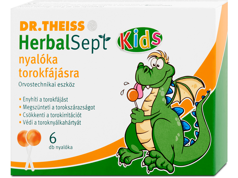 HErbalsept nyalóka torokfájásra 6db