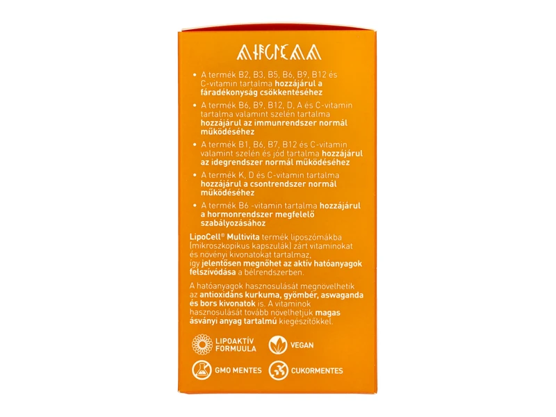 LIPOCELL Multivita liposzómás étrend kiegészítő 250 ml