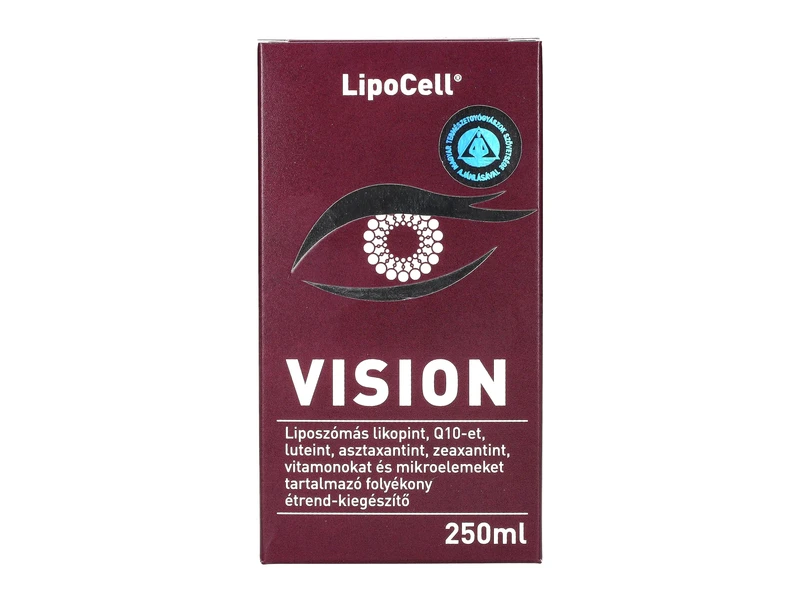 LipoCell Vision liposzómás étrend-kiegészítő 250ml 50 adag
