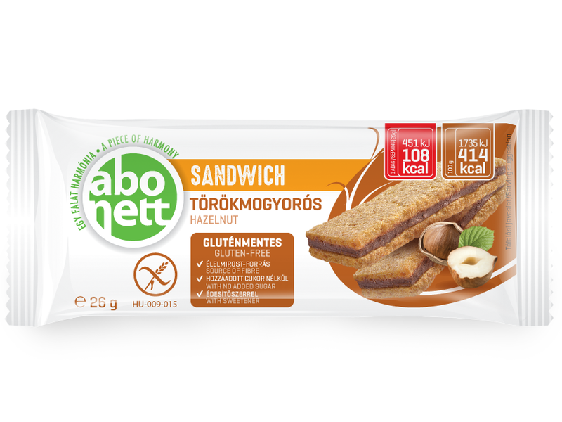 ABONETT SANDWICH TÖRÖKMOGYORÓS GM. 26g