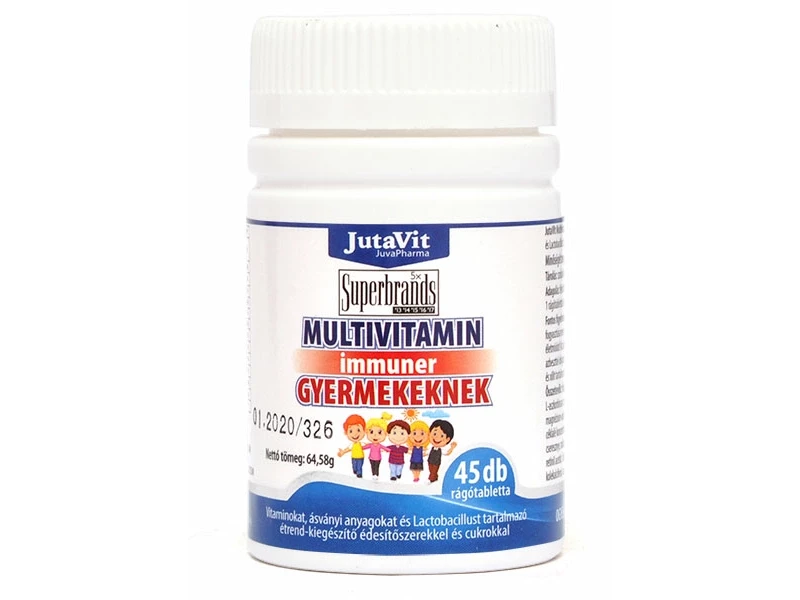 Jutavit Multivitamin Immunkomplex gyerekeknek tabletta 45db