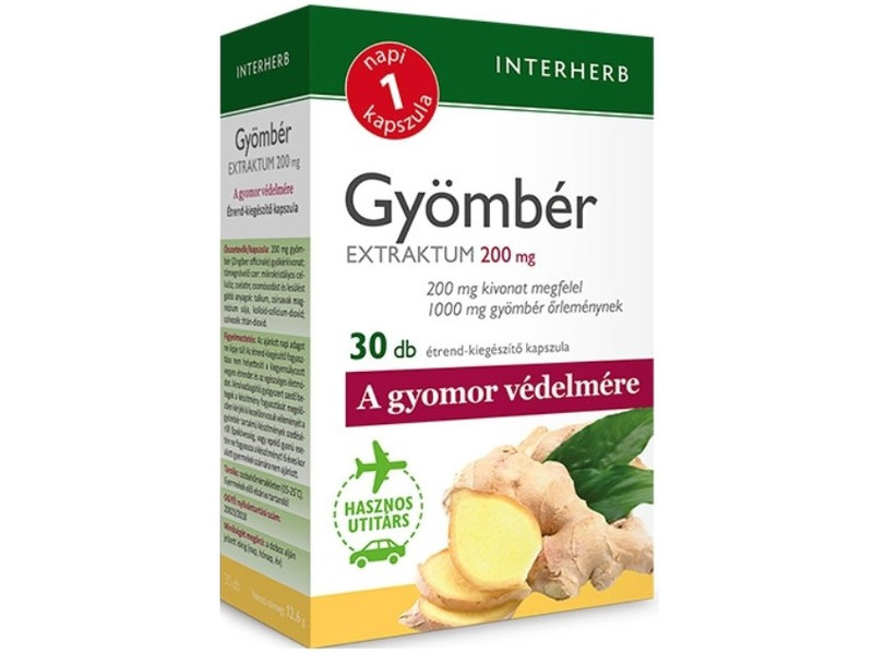 Interherb NAPI1 Gyömbér Extraktum 30 db