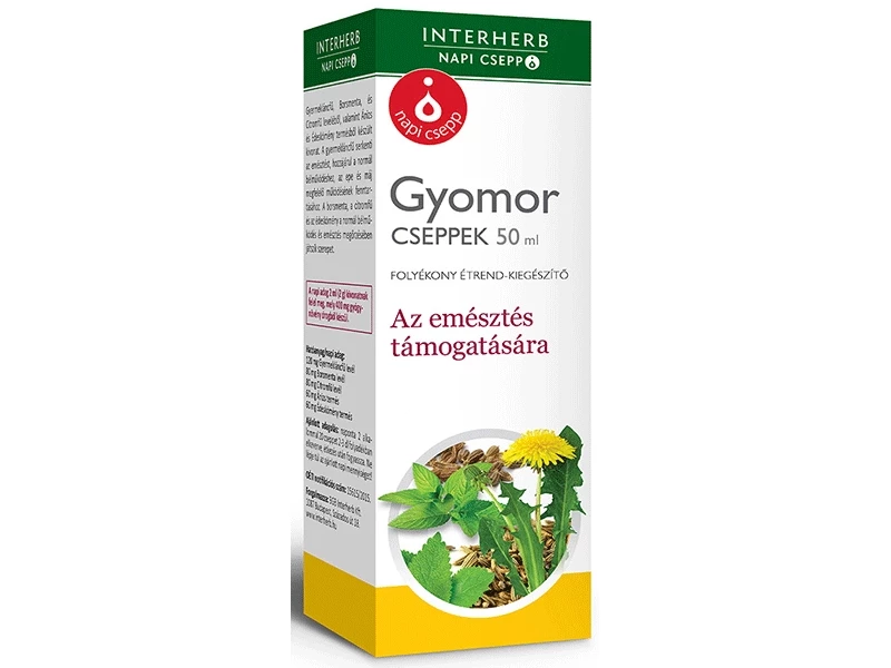 Interherb Napi Csepp Gyomor cseppek 50 ml