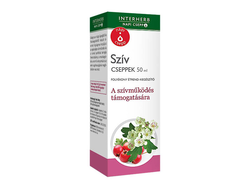 Interherb Napi Csepp Szív cseppek 50 ml