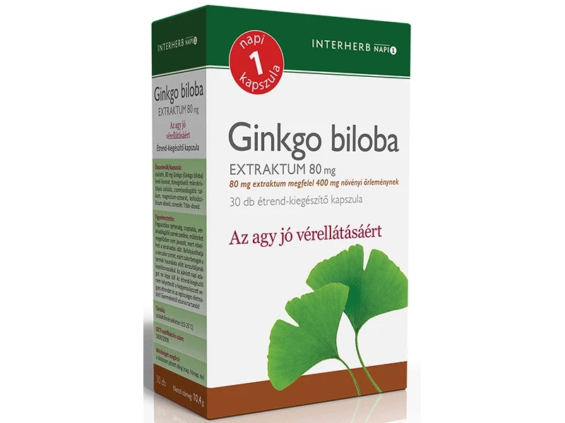 Interherb NAPI1 Ginkgo biloba Extraktum 80mg 30db