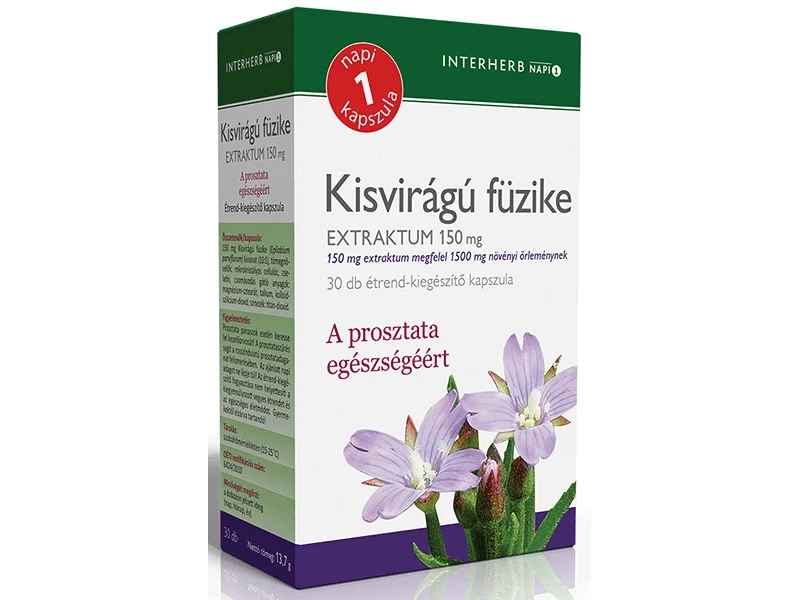 Interherb NAPI1 Kisvirágú füzike Extraktum 30db